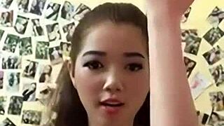 Look at this sexy asian beauty with big tits, she's so enticing!