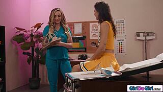 normally i don't fuck my students, but liz is the exception with muff diving