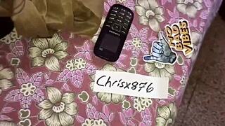 Hand Grips African Cock in Wild Ghetto Hood Action. Ebony Handjob Explodes!