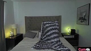 Nikki Nicole grips tight in doggystyle sex, milking his cock dry with her petite tits