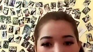 Look at this sexy asian beauty with big tits, she's so enticing!