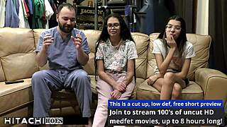 Angel Santana spreads for mandatory vibrator orgasm from doctor in Tampa!