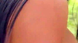 Watch this curvy Latina masturbate in the forest to break her body's curse!