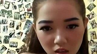 Look at this sexy asian beauty with big tits, she's so enticing!