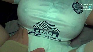 big ass homemade cowgirl squeezes juicy plump cock