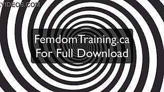 Submissive males trained to lick and swallow cum