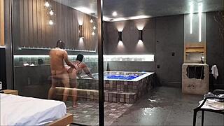 Took Friend To Luxury Motel, She Loved And Released Her Ass