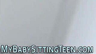 Babysitter rides cock hard in pov, can you handle it?