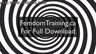 Submissive males trained to lick and swallow cum