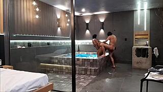 Took Friend To Luxury Motel, She Loved And Released Her Ass