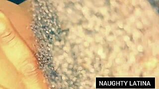 Step brother joins milf for creampie threesome with horny neighbor.