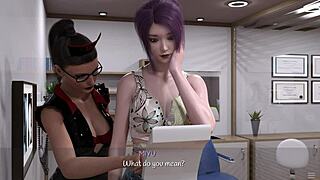 Intense sex with futanari doctor in hospital