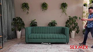 I watch my mom pose as an erotic model with her big tits and ass.