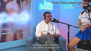 colombian loren late goes 100 fuck machine and has 7 orgasms on juanbustospodcast 😍