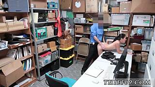 Black police interrogates white teen 18+ with blowjob