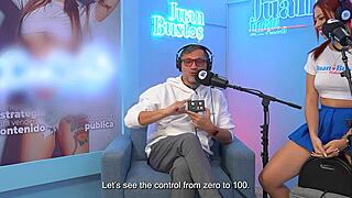 colombian loren late goes 100 fuck machine and has 7 orgasms on juanbustospodcast 😍