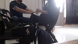 Latina Hanna bends over and fucks doggystyle for cash