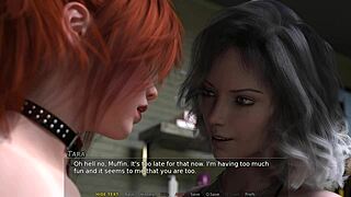 Let's play casey's fall part 6b with unshaved redhead outdoors.