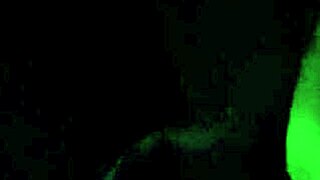 Sucking a huge dick in the dark, cheating with rough deepthroat.