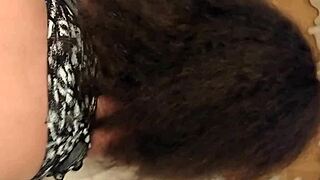 this big ass latina bbw gets fucked and deepthroats a huge black cock.