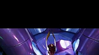 female sangheili takes control in intense encounter with man