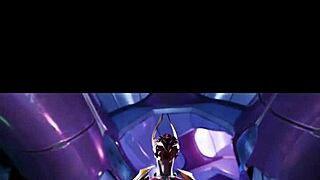 female sangheili takes control in intense encounter with man