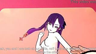 Mona's intense scene in genshin impact hentai