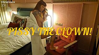 Pissy The Clown Gets Wet In Kinky Shower Play