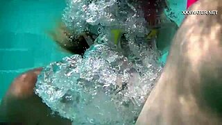 CUM EVERYWHERE in the POOL from BLOWJOBS of CRUZ