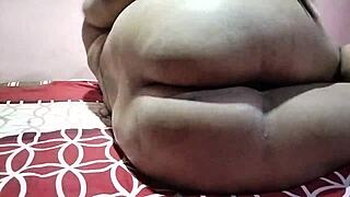 Aunty Presses Boobs At Home!