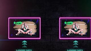 Private nude workout turns hardcore with busty ebony Nia Nacci bent over