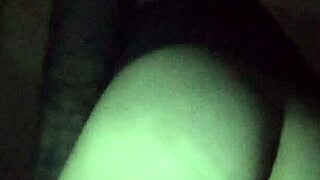 Alice, the redhead shemale, craves a massive black cock for her big ass.