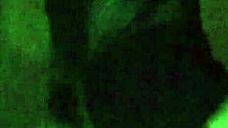 Alice, the redhead shemale, craves a massive black cock for her big ass.