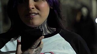 Gothic slave with big ass gets rough assfucking and creampie from Ghost Face on Halloween street