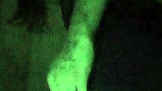 Alice, the redhead shemale, craves a massive black cock for her big ass.