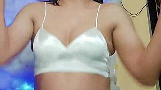 Transexual in Pijama Ready to Masturbate Hard With You