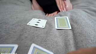 Stepsister Loses Strip Game Gets Deep Blowjob With Cum