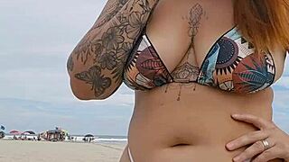 Estou Usando Calcinha Na Praia Pra Chamar Atenção Dos Casados E Ver Se Encontro Um Pra Me Fuder Gostoso