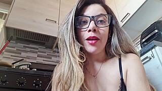 Enjoying a Thorough Clean and Relaxing in Panties