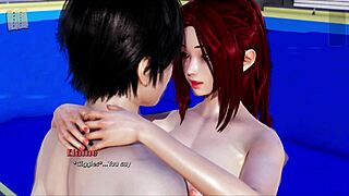 indian woman with big tits and ass performs 69 position with her lover