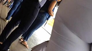 Hidden Candid Shots of Big Ass on the Bus