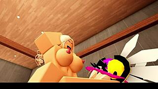 Blonde roblox cheerleader returns with her headless jock boyfriend