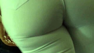 Hidden Candid Shots of Big Ass on the Bus