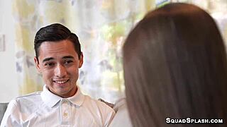 Teen Josie Tucker enjoys that hard big cock!