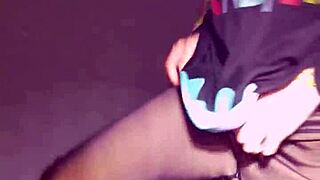 Bonneyuwu Intense Masturbation with Dildo and Plush in Pajamas