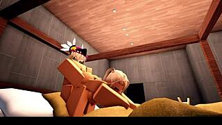 Blonde roblox cheerleader returns with her headless jock boyfriend