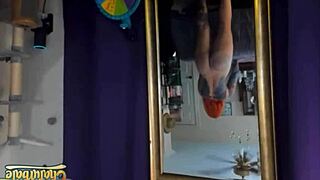 Watch this hypnotic stripper rip her clothes off! 🔥