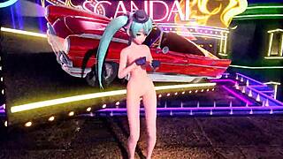 hatsune miku nude on piano 😍