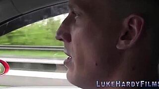 busty inked brit in glasses sucks and fucks like a monster