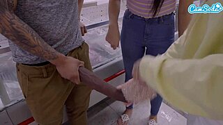 Amateur Teen 18+ Sucks Big Black Cock And Gets Fucked In Public Bbc